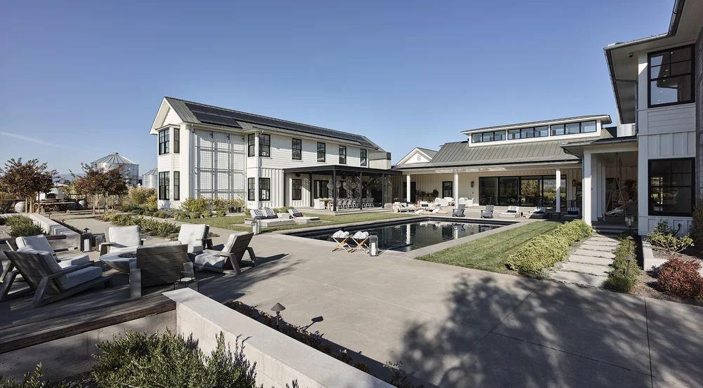 Pool courtyard