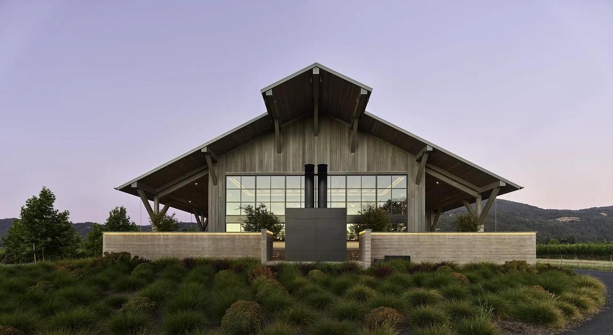 Winery outdoor terrace